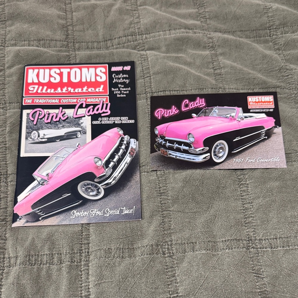 Kustoms Illustrated Magazine with Pink Car